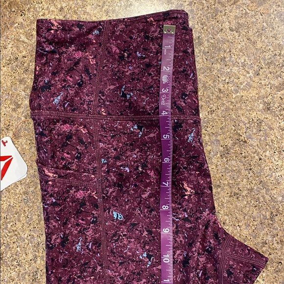 NWT Reebok 7/8 Legging High Rise Medium Grape Wine - Picture 12 of 14